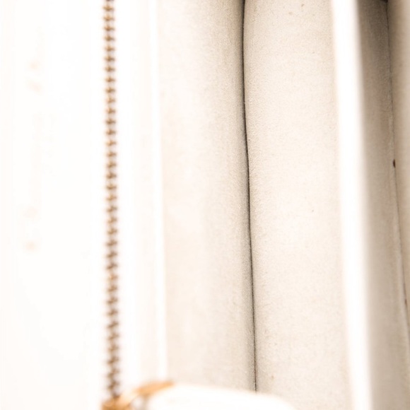 Dior White and Gold Studded Handbag - Picture 5 of 5